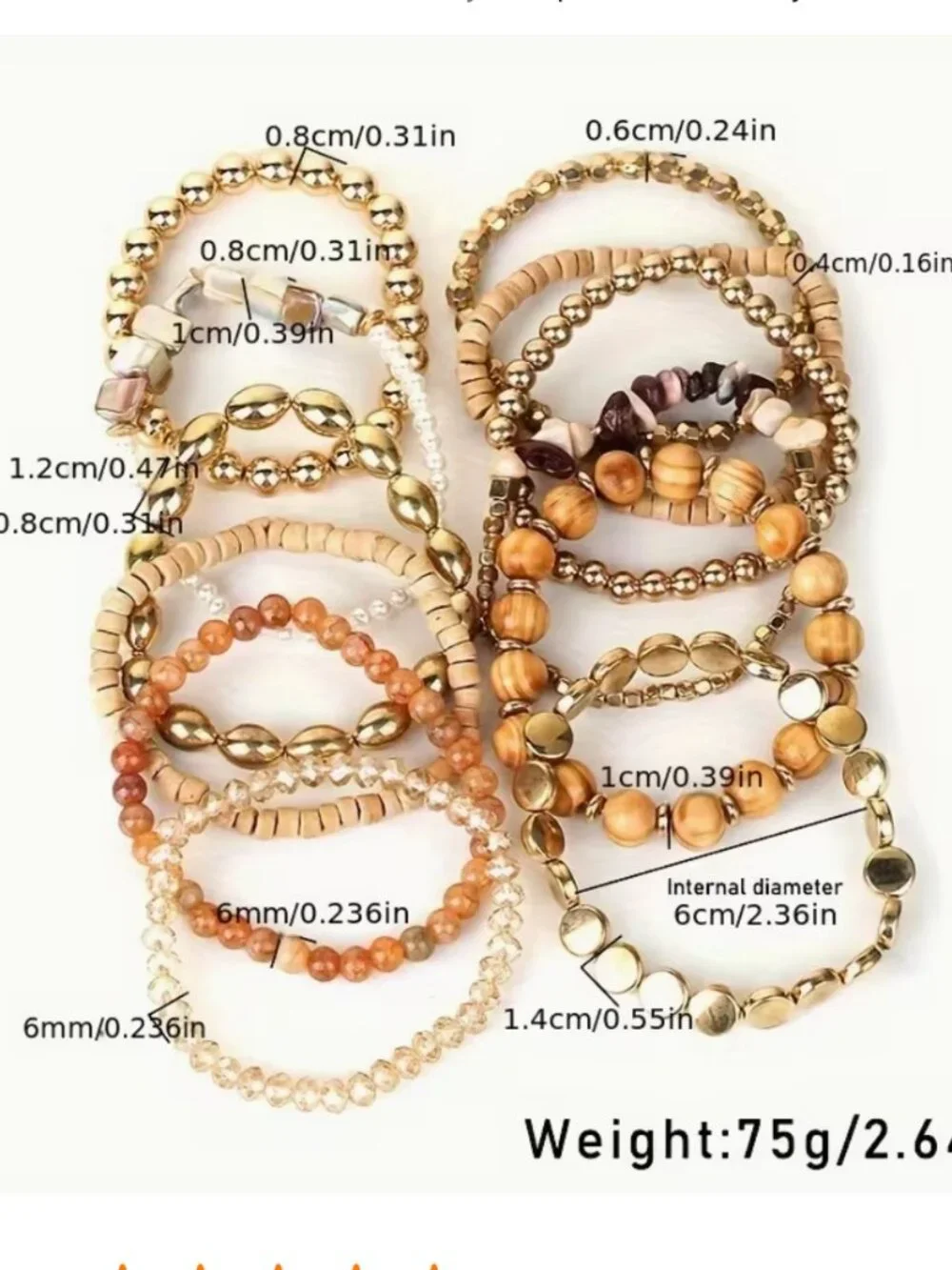 Festival Beachy Bracelet Set - Picture 3 of 4